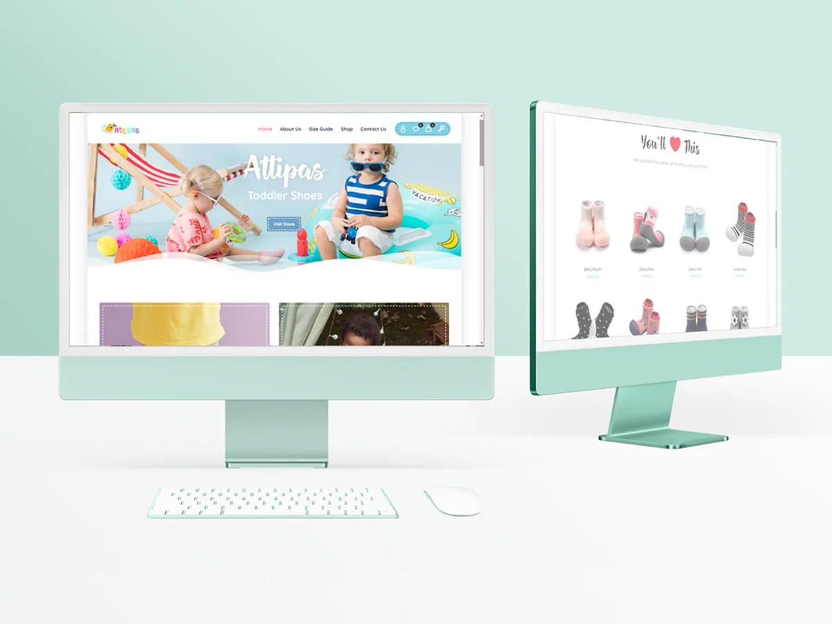 Attipas website by Lemon Media