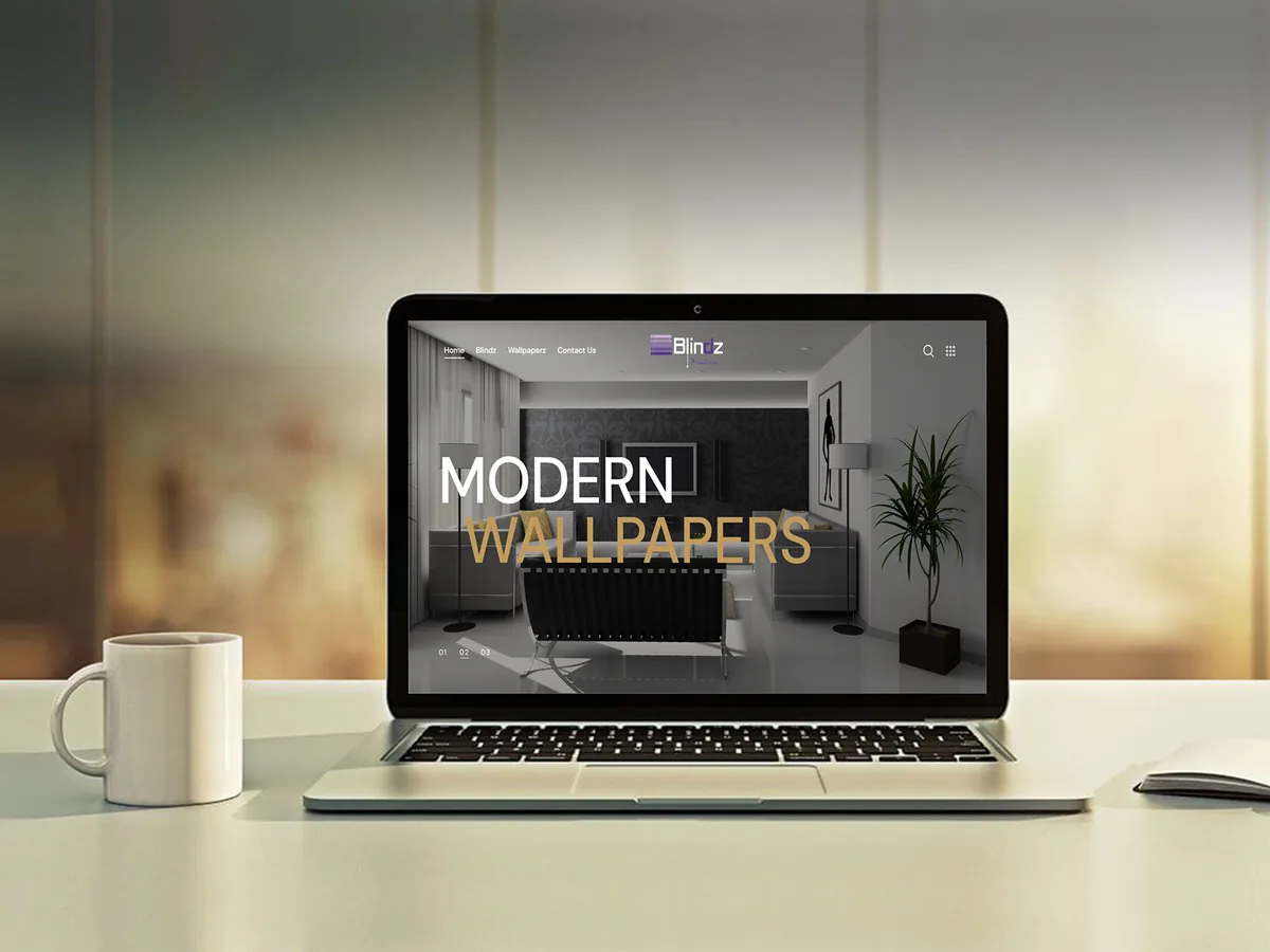 Blindz by Dziner website by Lemon Media