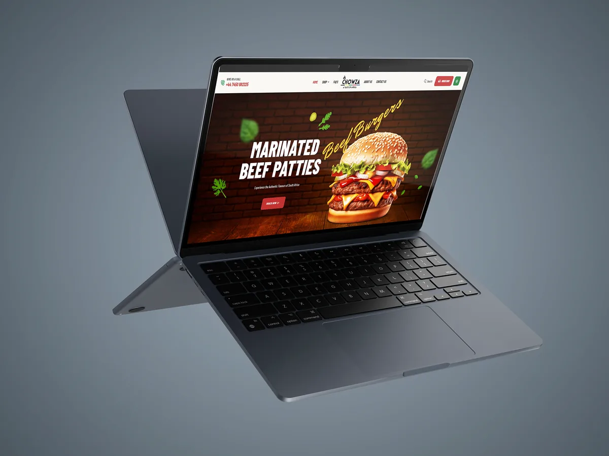 CHOWZA website by Lemon Media