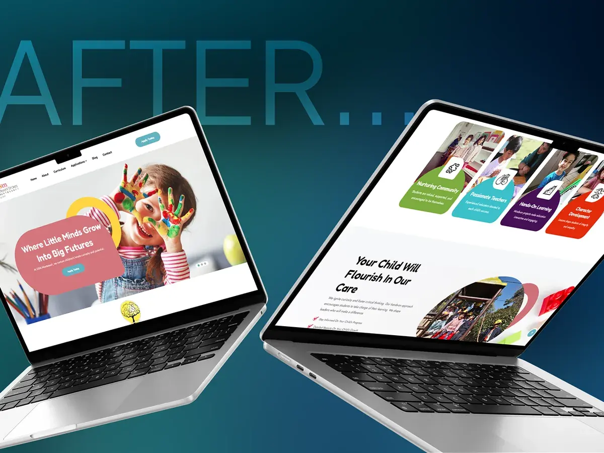DSM School website by Lemon Media