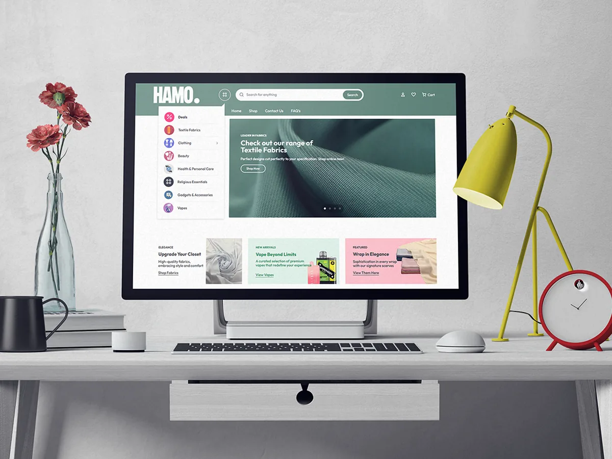 HAMO. website by Lemon Media