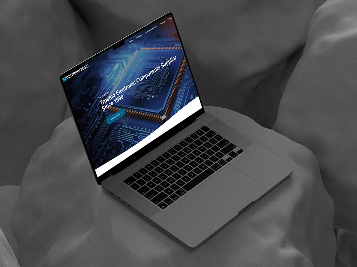 KH Distributors website by Lemon Media