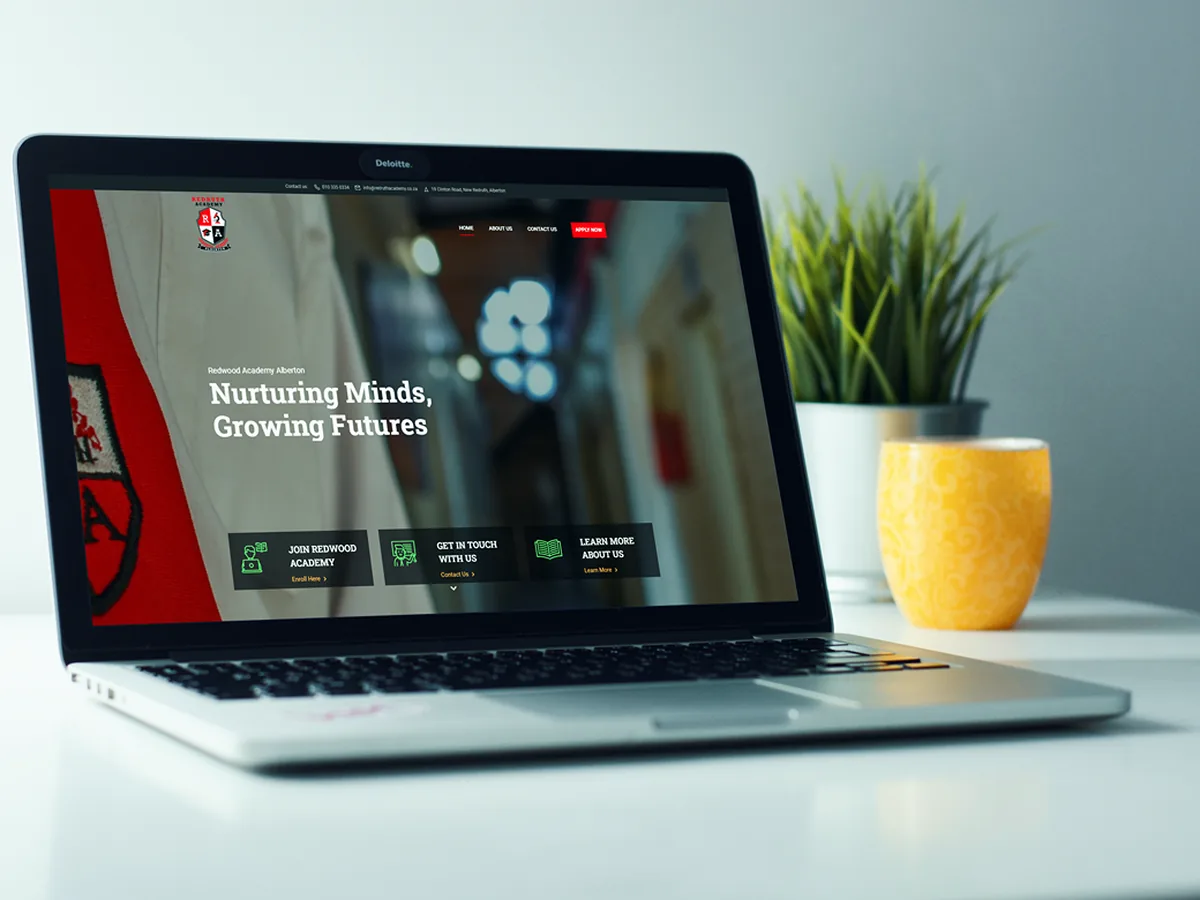 Redruth Academy website by Lemon Media