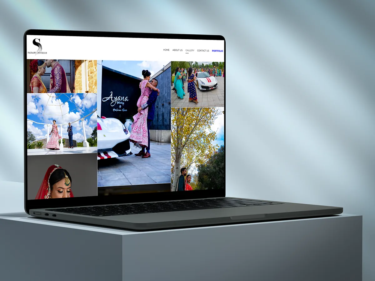 Sarang Studios website by Lemon Media