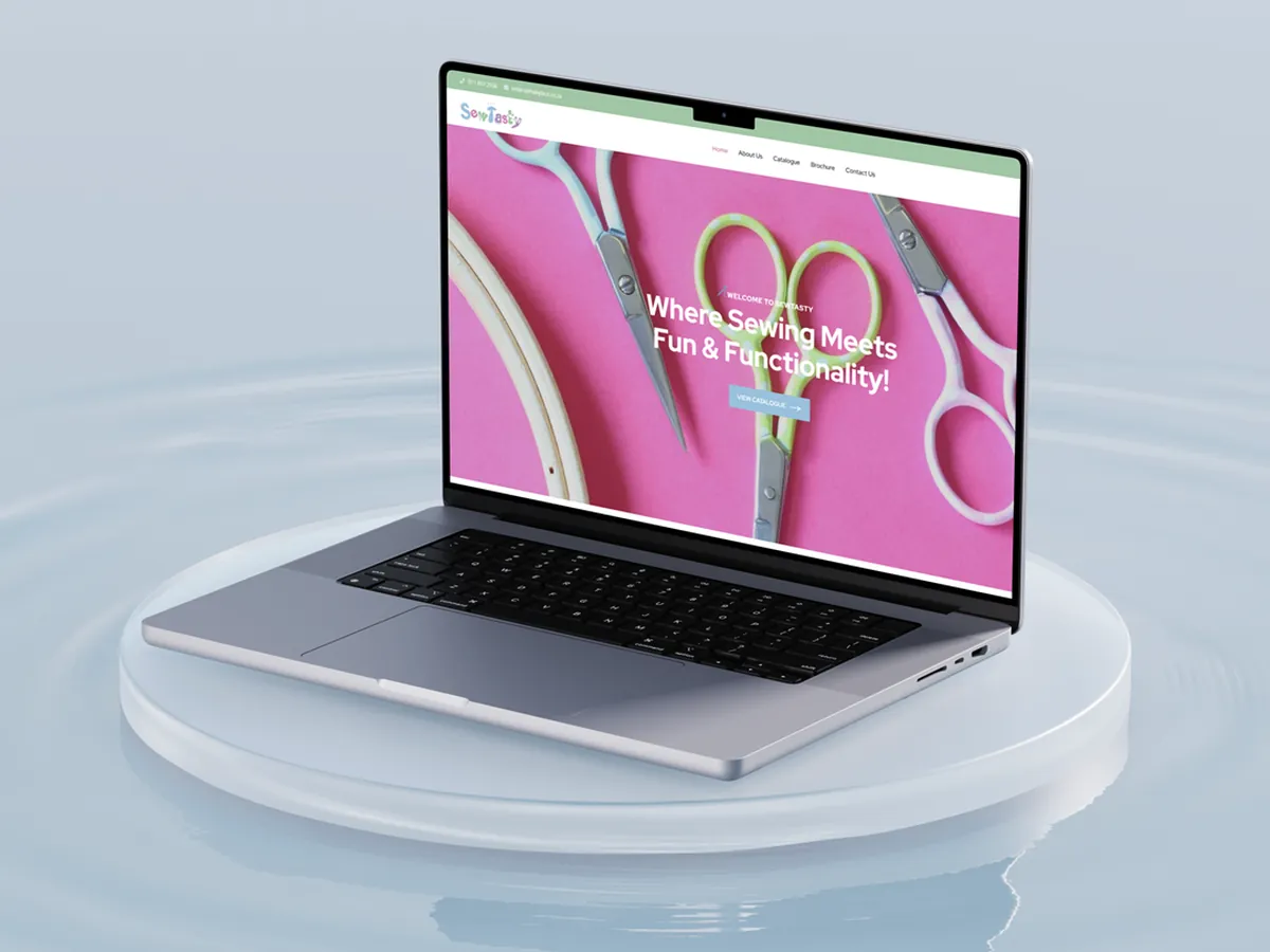 Sew Tasty website by Lemon Media