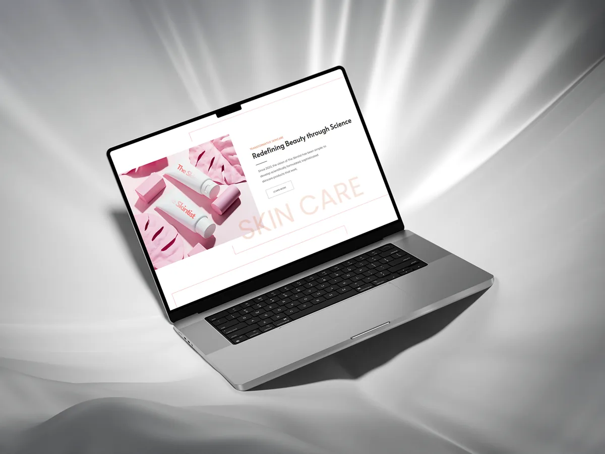 The Skintist website by Lemon Media