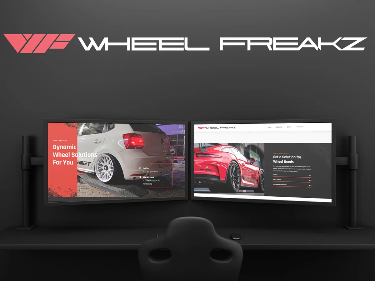Wheel Freakz website by Lemon Media