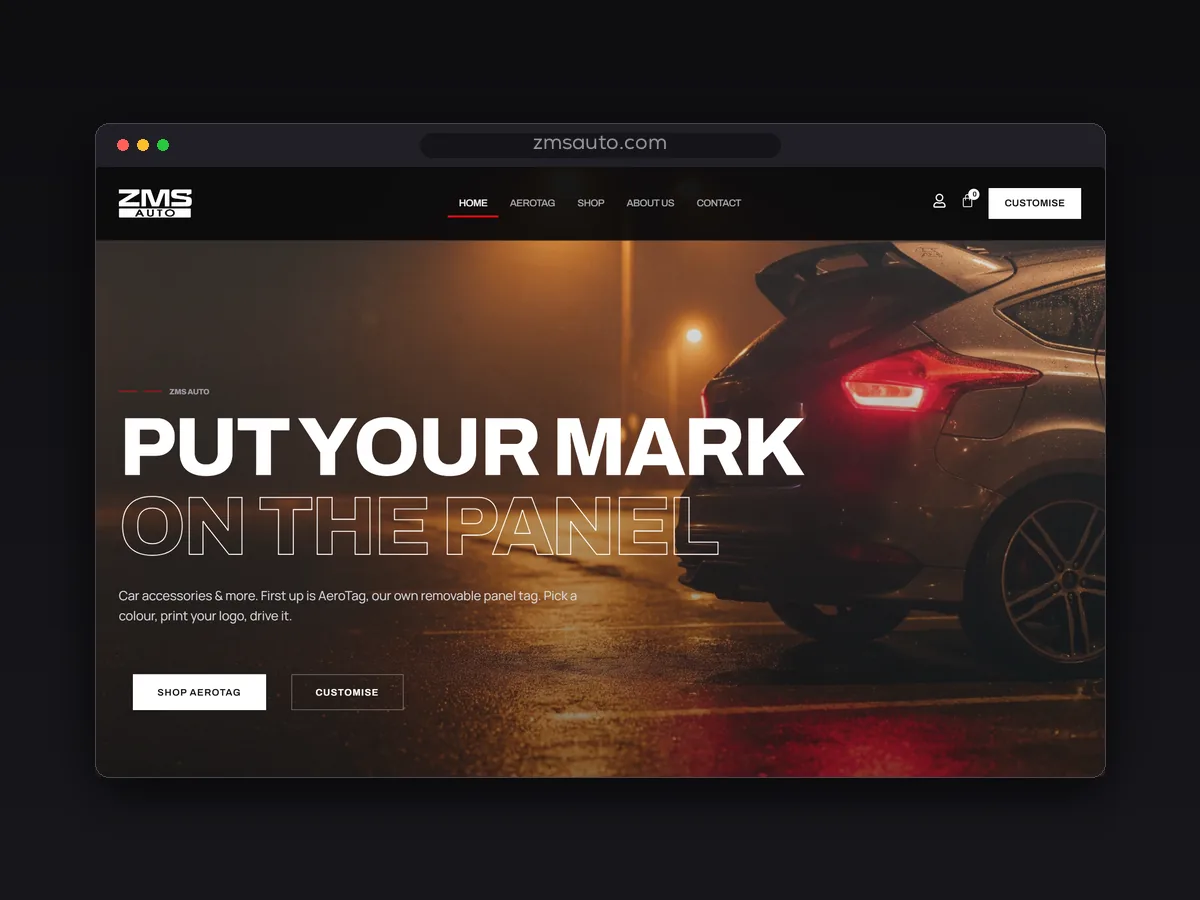 ZMS Auto website by Lemon Media