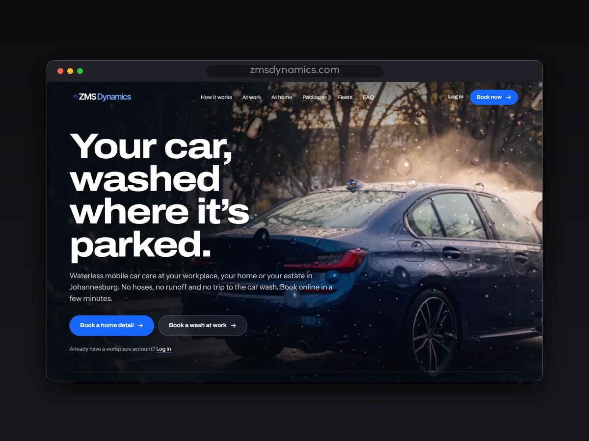 ZMS Dynamics website by Lemon Media